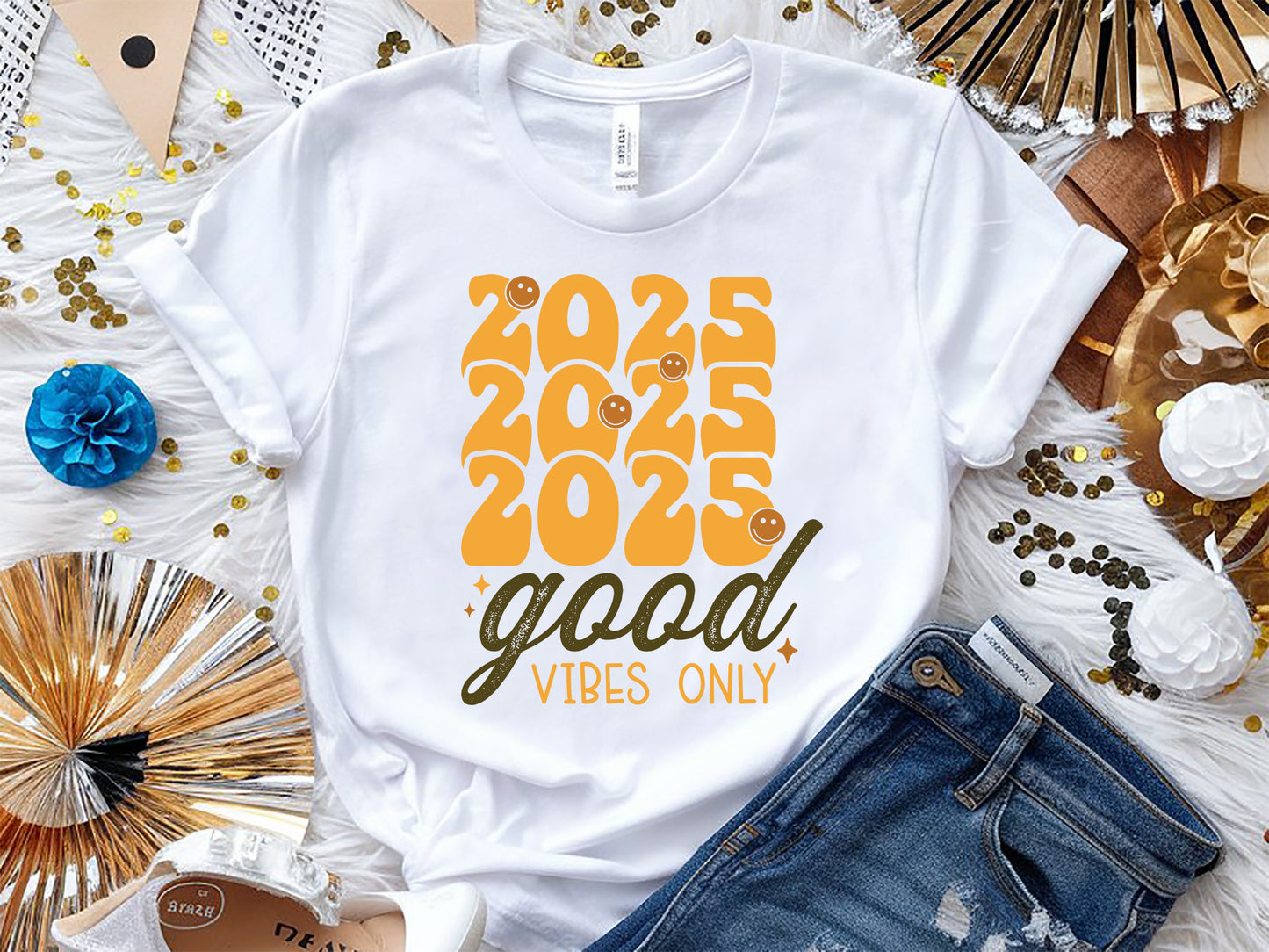 2025 Good Vibes Only - New Year SVG File