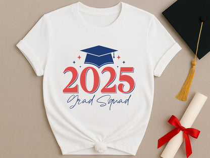 2025 Grad Squad, Cute Graduation SVG