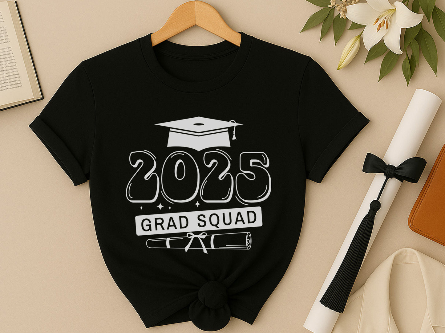 2025 Grad Squad, Graduation SVG Design
