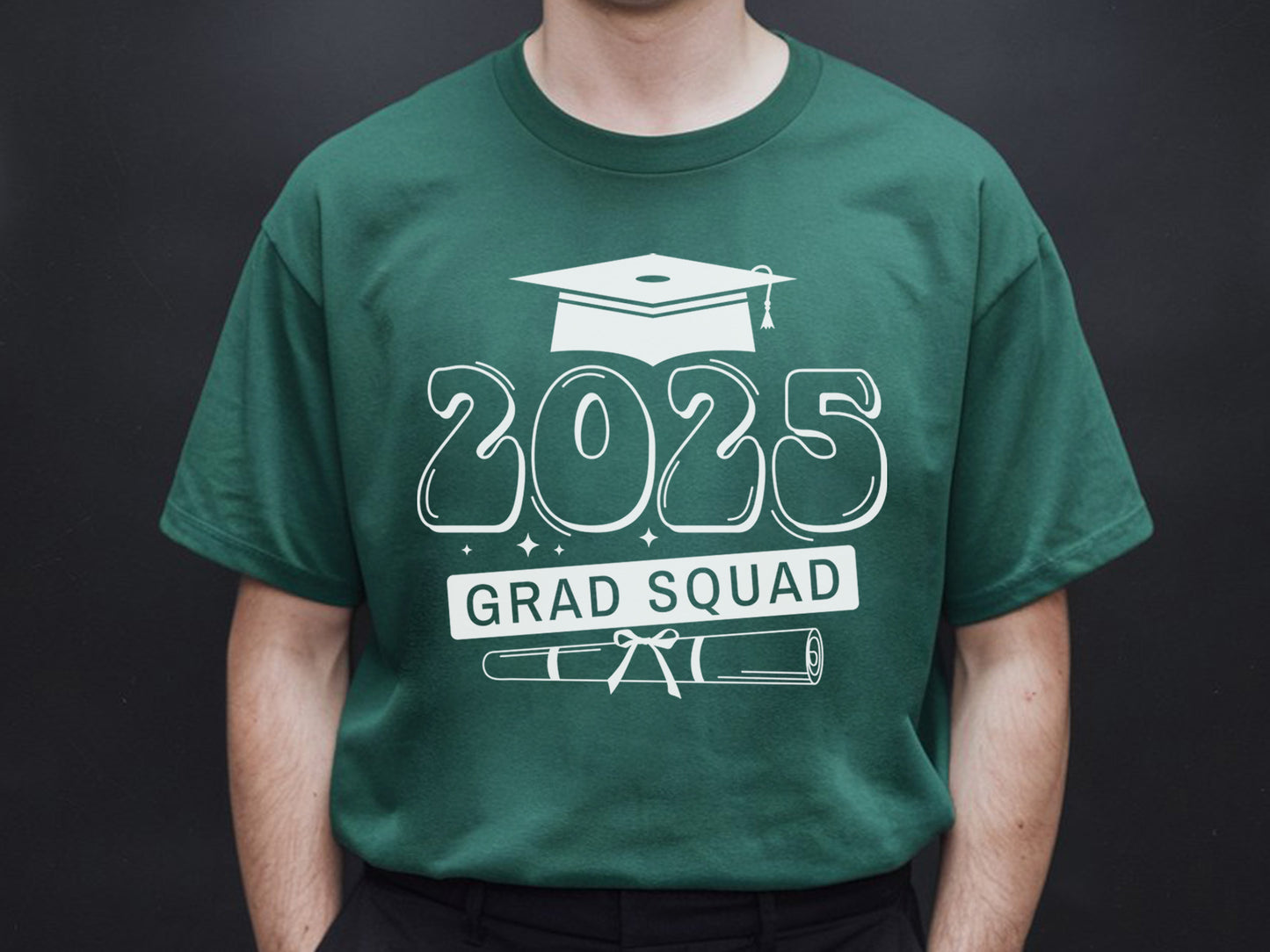 2025 Grad Squad, Graduation SVG Design