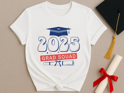 2025 Grad Squad, Graduation SVG Design