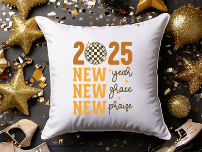 2025 New Year New Grace New Praise SVG