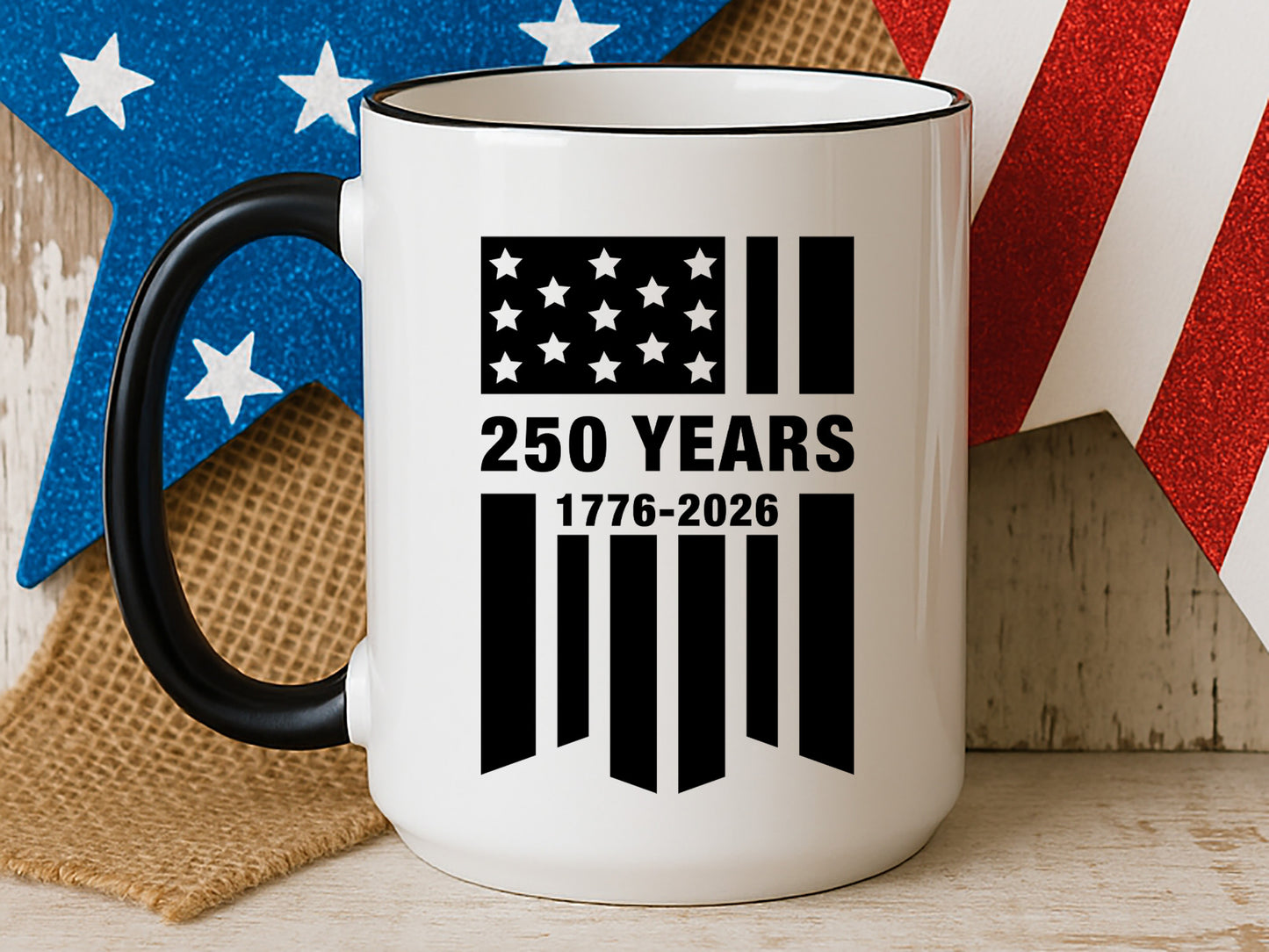 250 Years USA Anniversary SVG Cut File