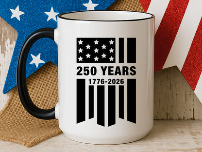 250 Years USA Anniversary SVG Cut File