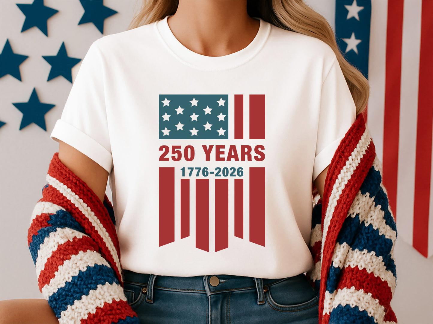 250 Years USA Anniversary SVG Cut File