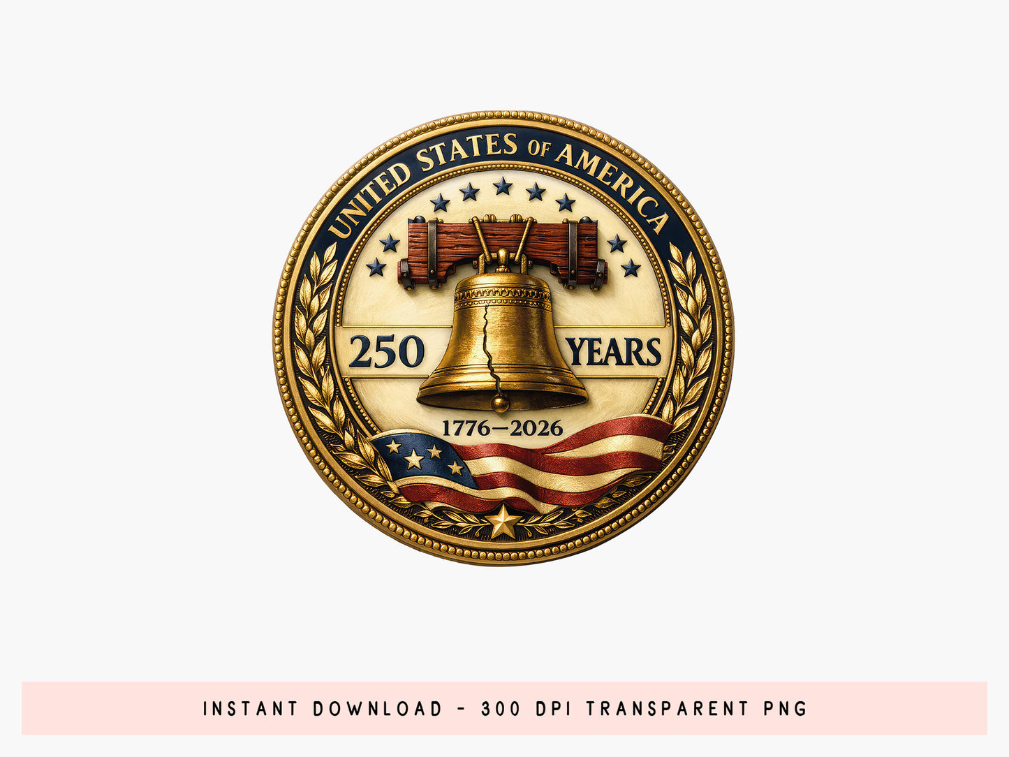 250 Years United States of America PNG