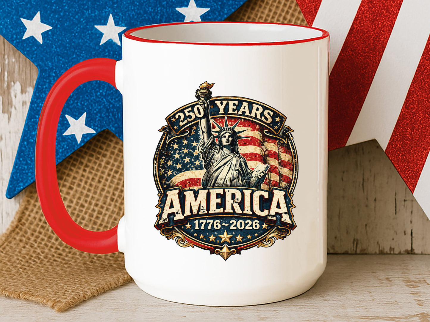 250 Years of America Sublimation Transfer