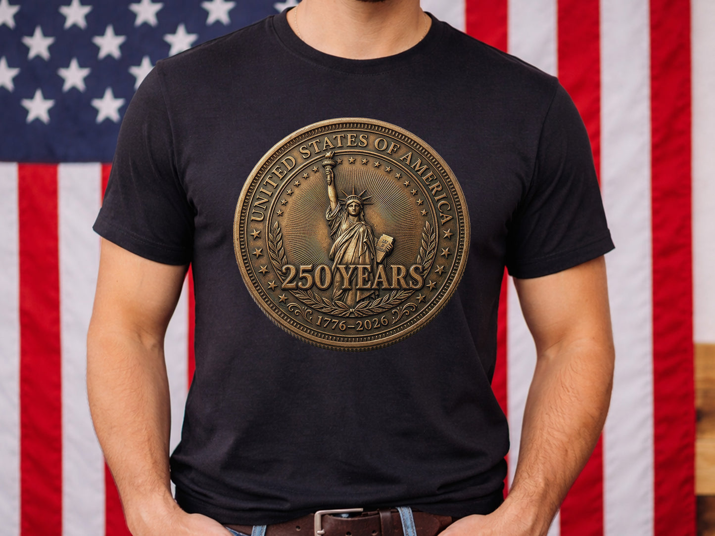 250 Years of USA Sublimation Design PNG