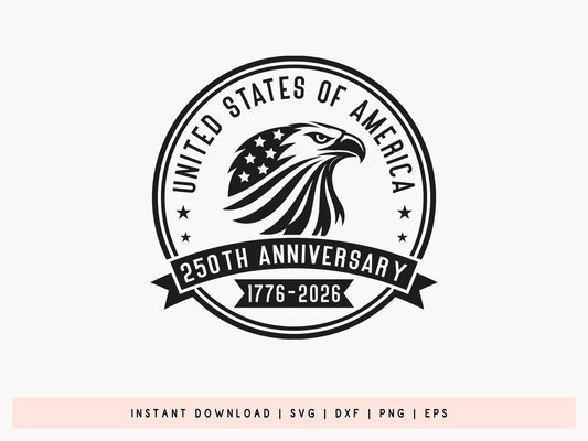 250th Anniversary United States of America SVG
