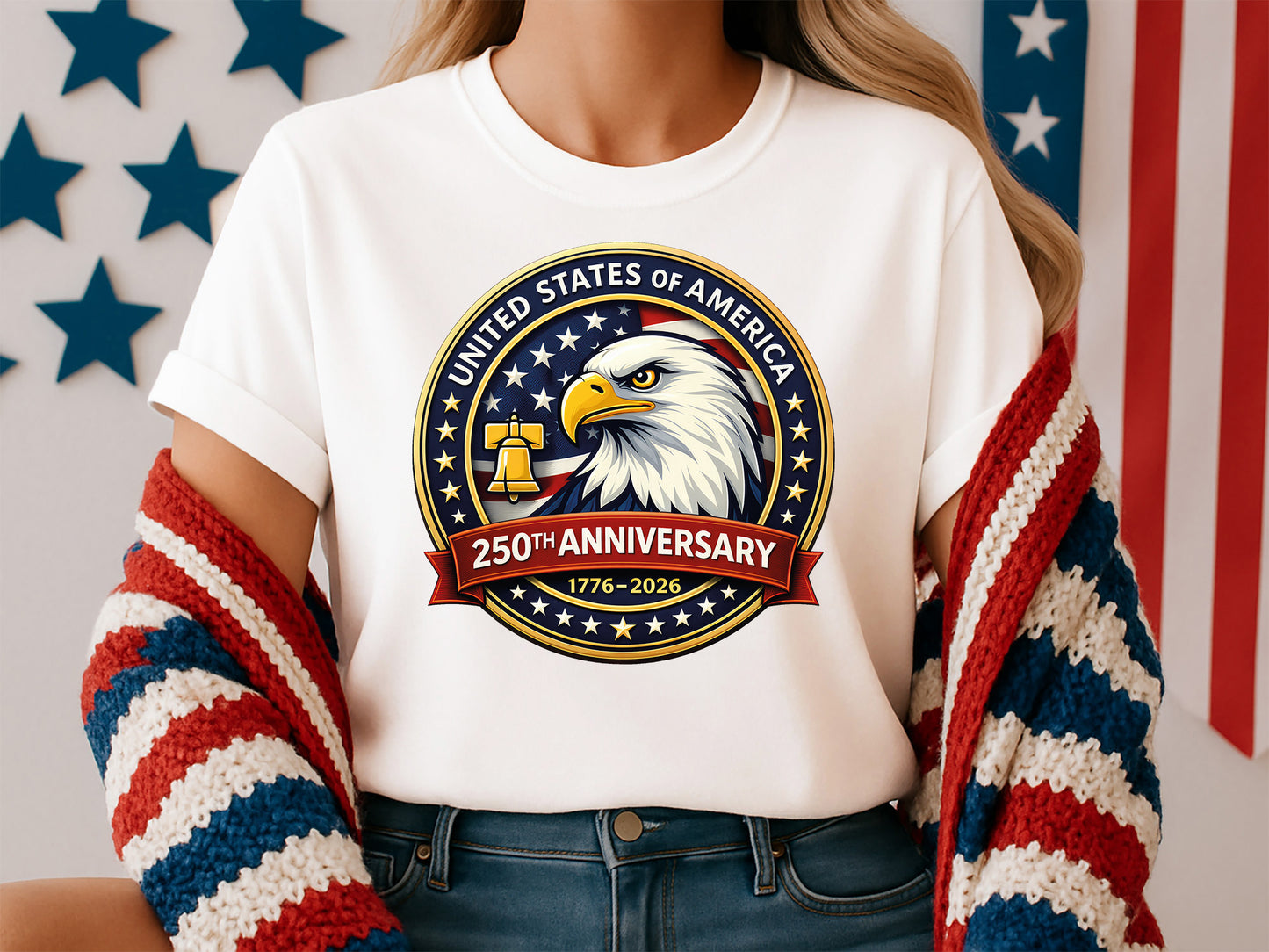 250th Anniversary of USA Sublimation PNG