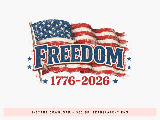 250th Freedom USA Flag Sublimation Design