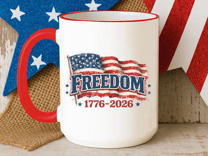 250th Freedom USA Flag Sublimation Design