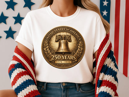 250th United States of America PNG Design