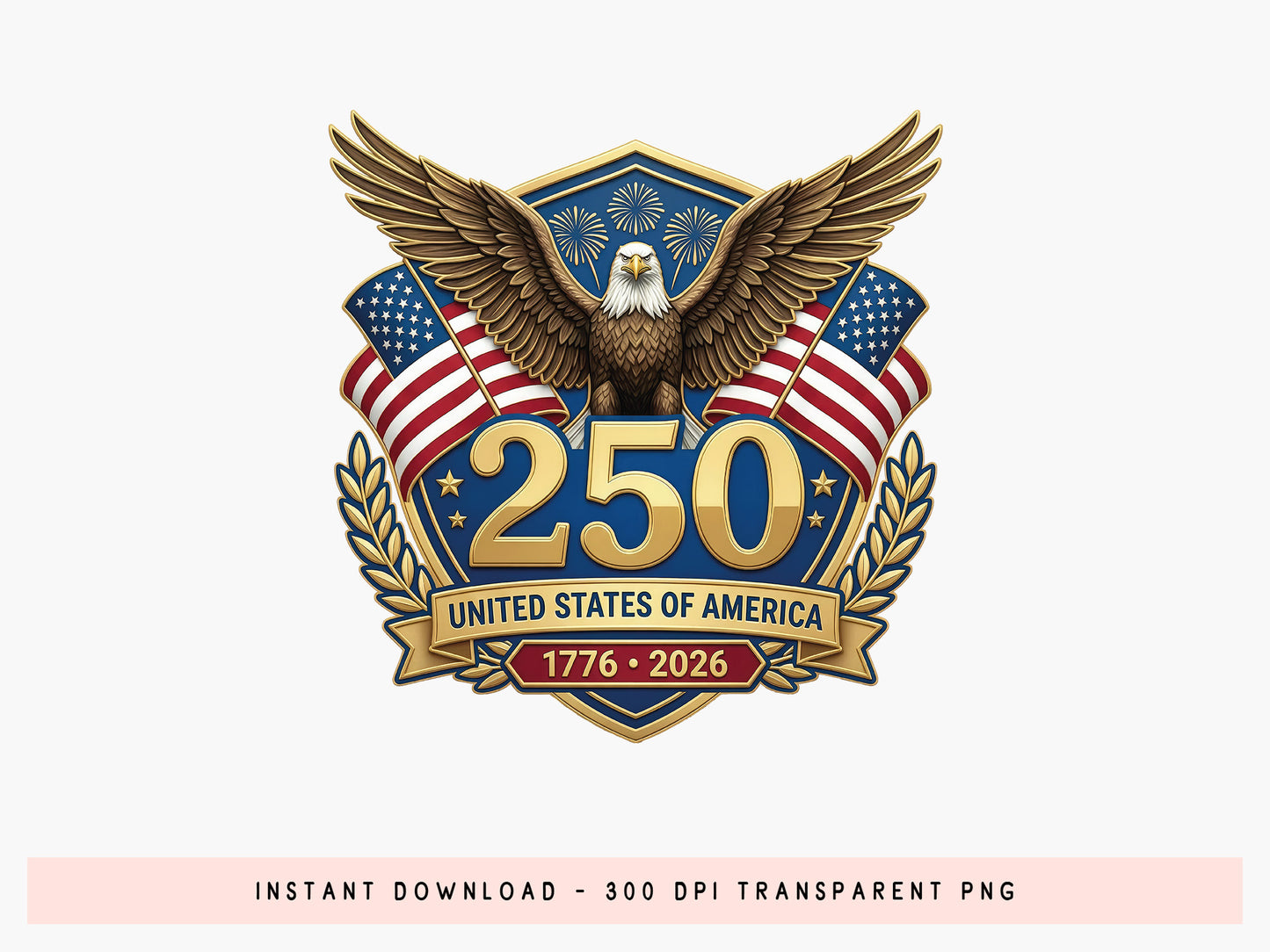 250th United States of America Sublimation Print