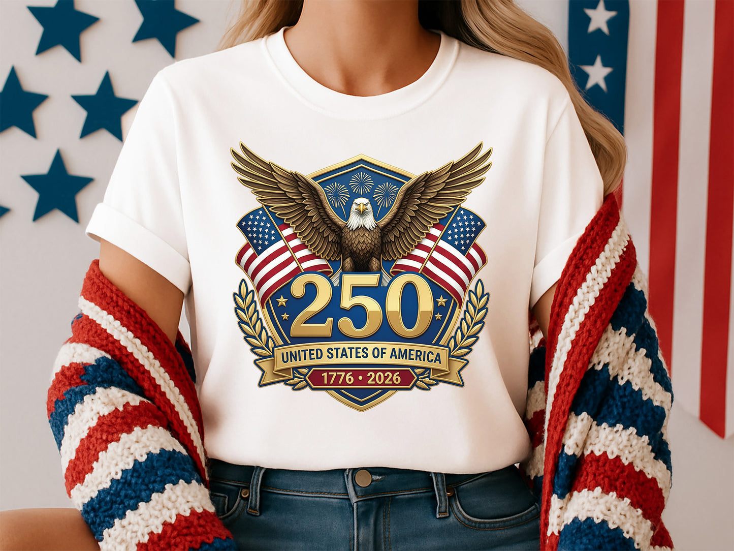 250th United States of America Sublimation Print