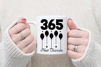 365 New Chances SVG, New Years T Shirt Design