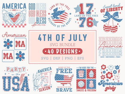 Funny 4th of July SVG Bundle