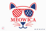 4th of July SVG Design - Meowica SVG