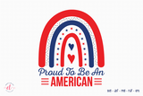 4th of July SVG Design | Proud to Be an American