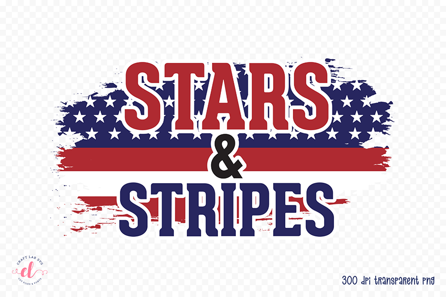 4th of July Sublimation Design, Stars & Stripes PNG