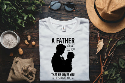 A Father Doesn't Tell You That He Loves You SVG