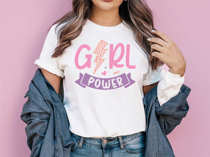 Adorable Girl Power Design SVG Cut File