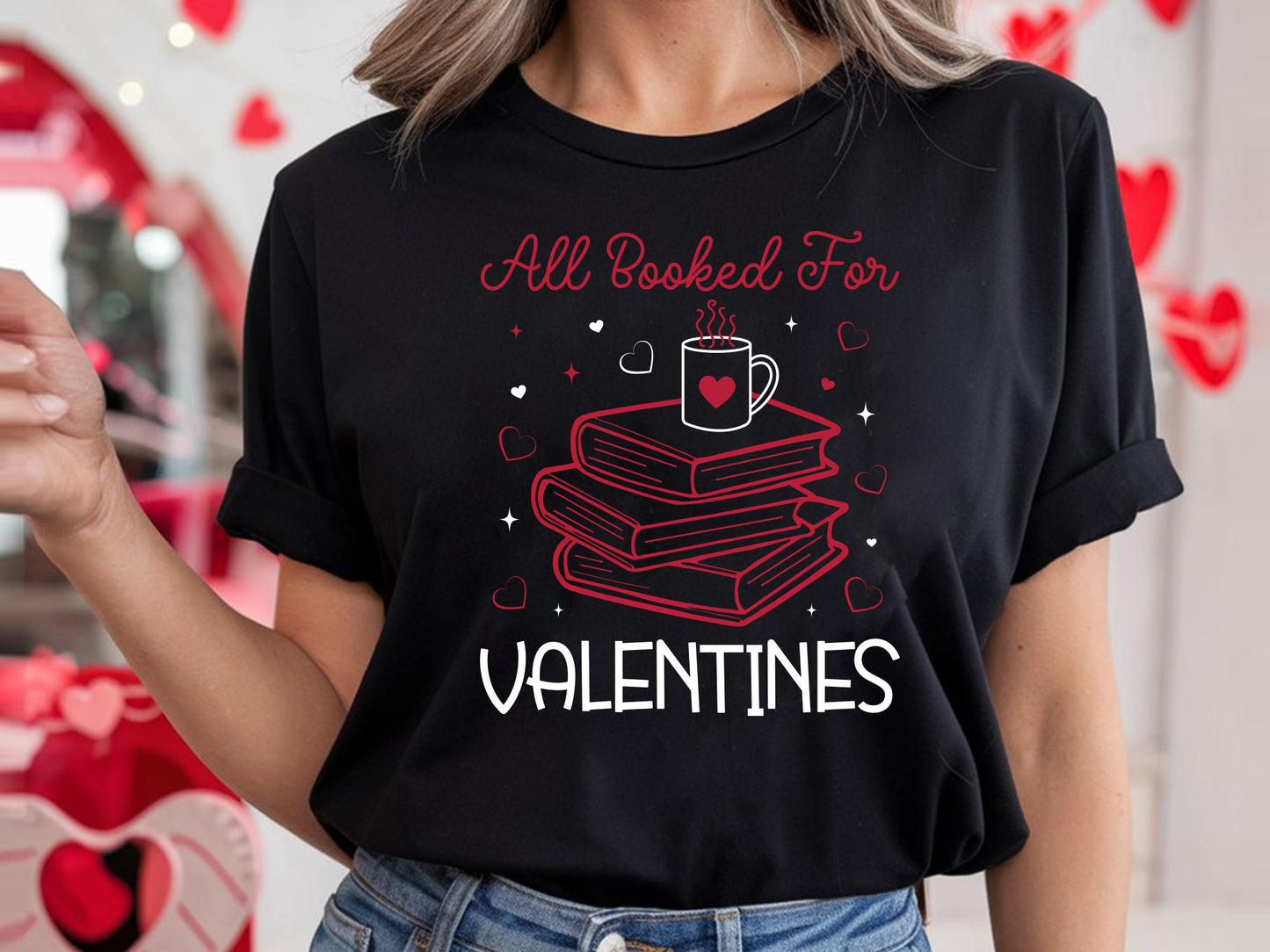 All Booked for Valentines - Teacher Valentine SVG