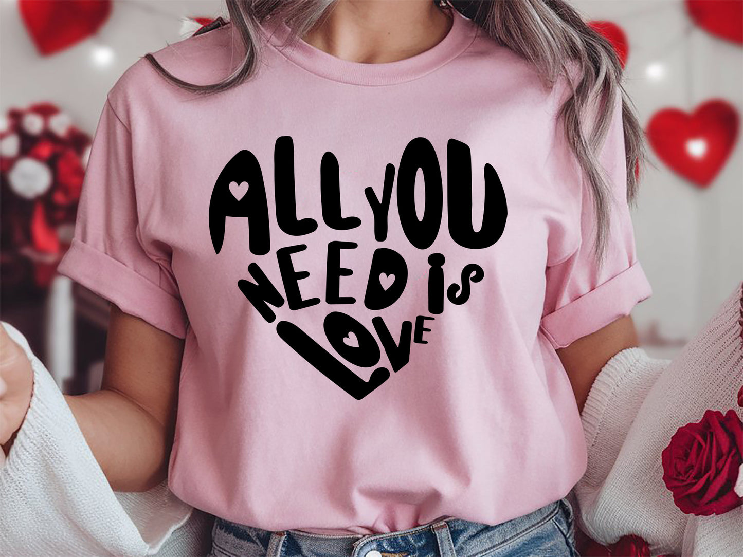 All You Need is Love - Retro Valentine SVG