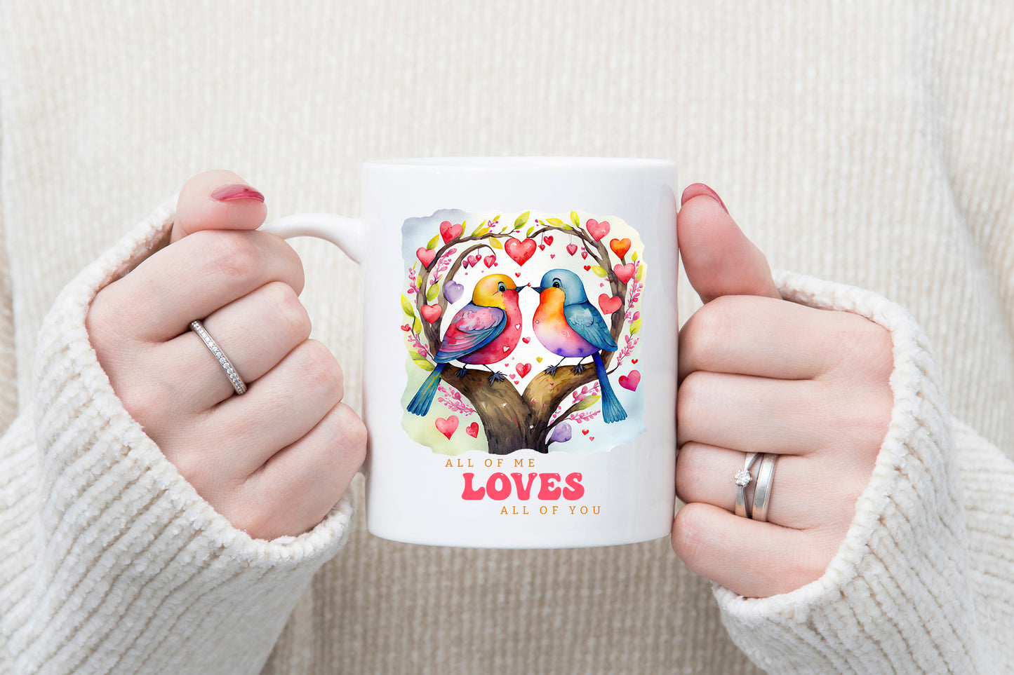 All of Me Loves All of You - Valentine Sublimation PNG