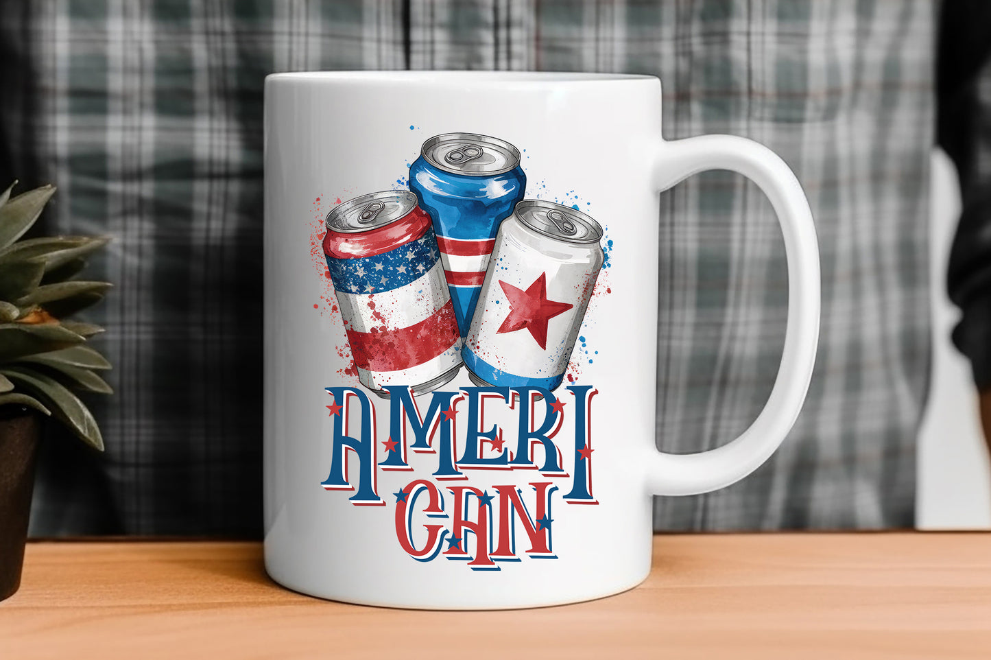 Ameri Can, 4th of July PNG Sublimation