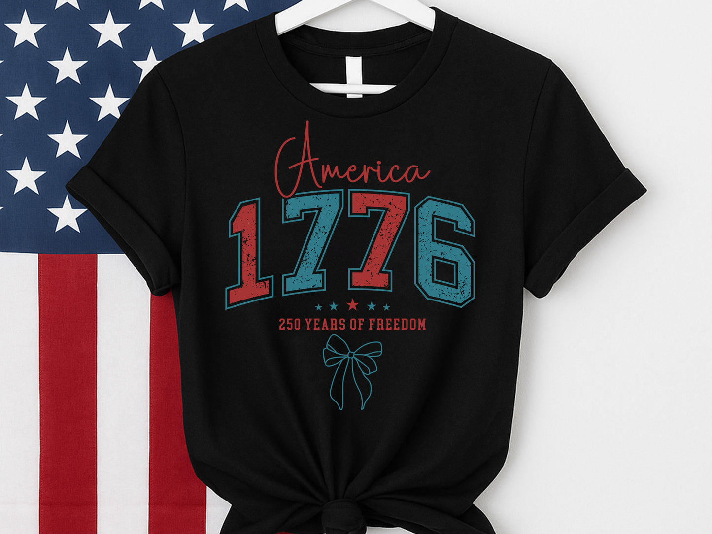 America 1776, Coquette USA 250th Anniversary SVG