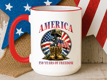 America 250 Years of Freedom Sublimation PNG