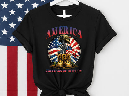 America 250 Years of Freedom Sublimation PNG