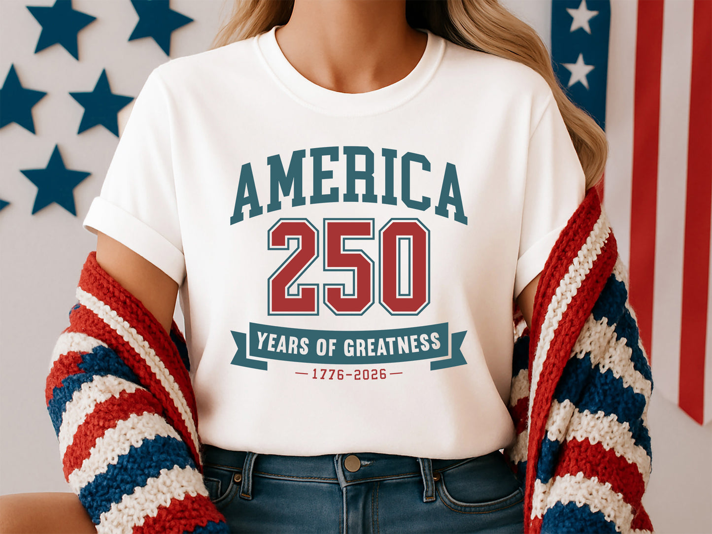 America 250 Years of Greatness SVG Vector