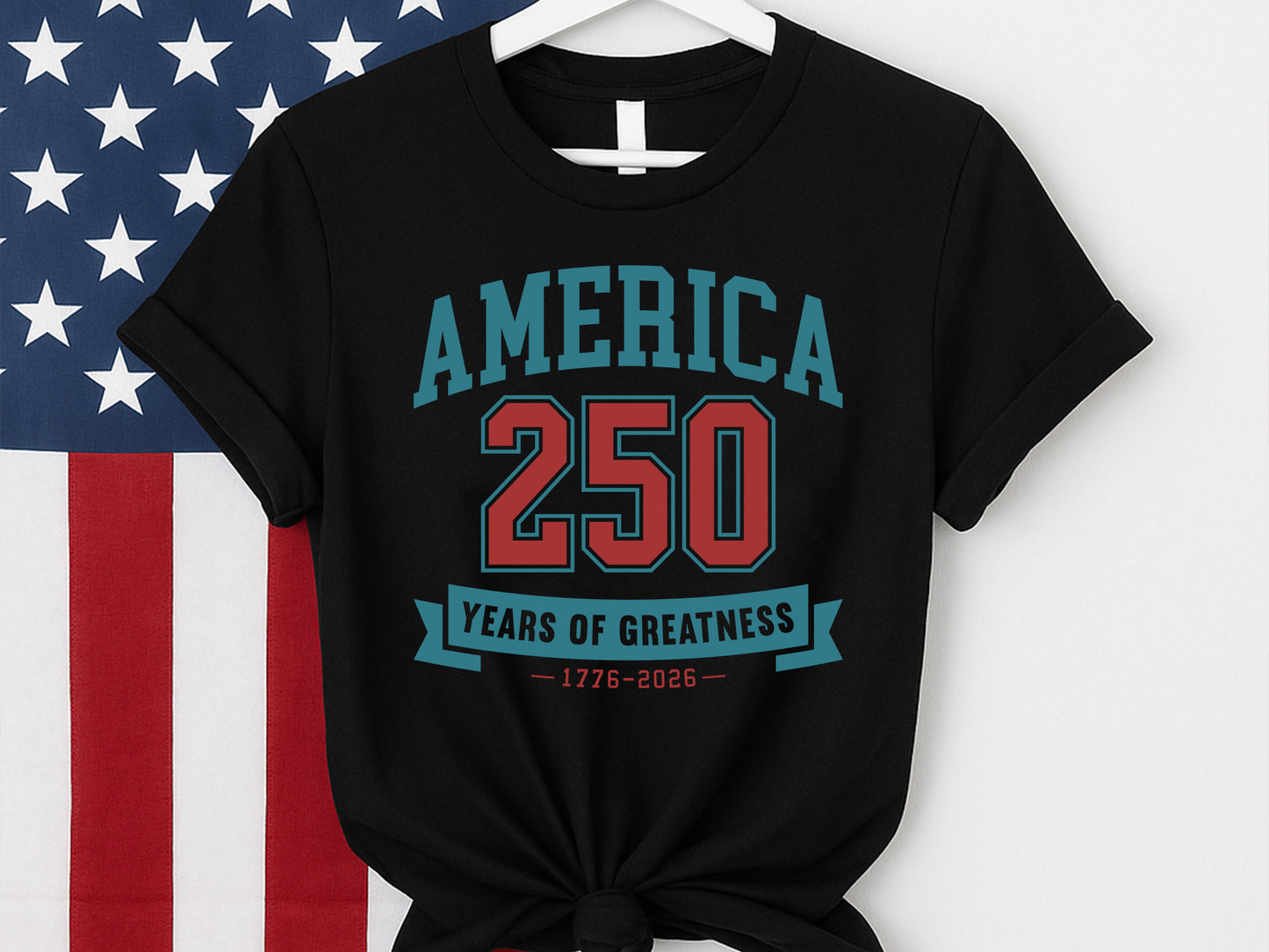 America 250 Years of Greatness SVG Vector