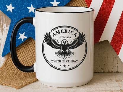 America 250th Birthday SVG Cut File