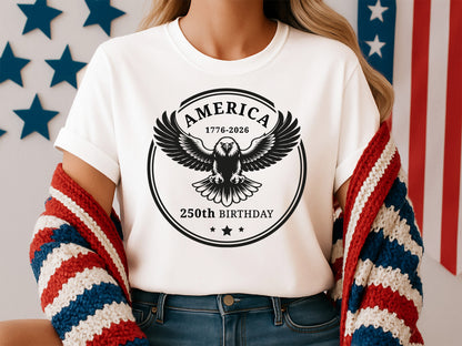 America 250th Birthday SVG Cut File