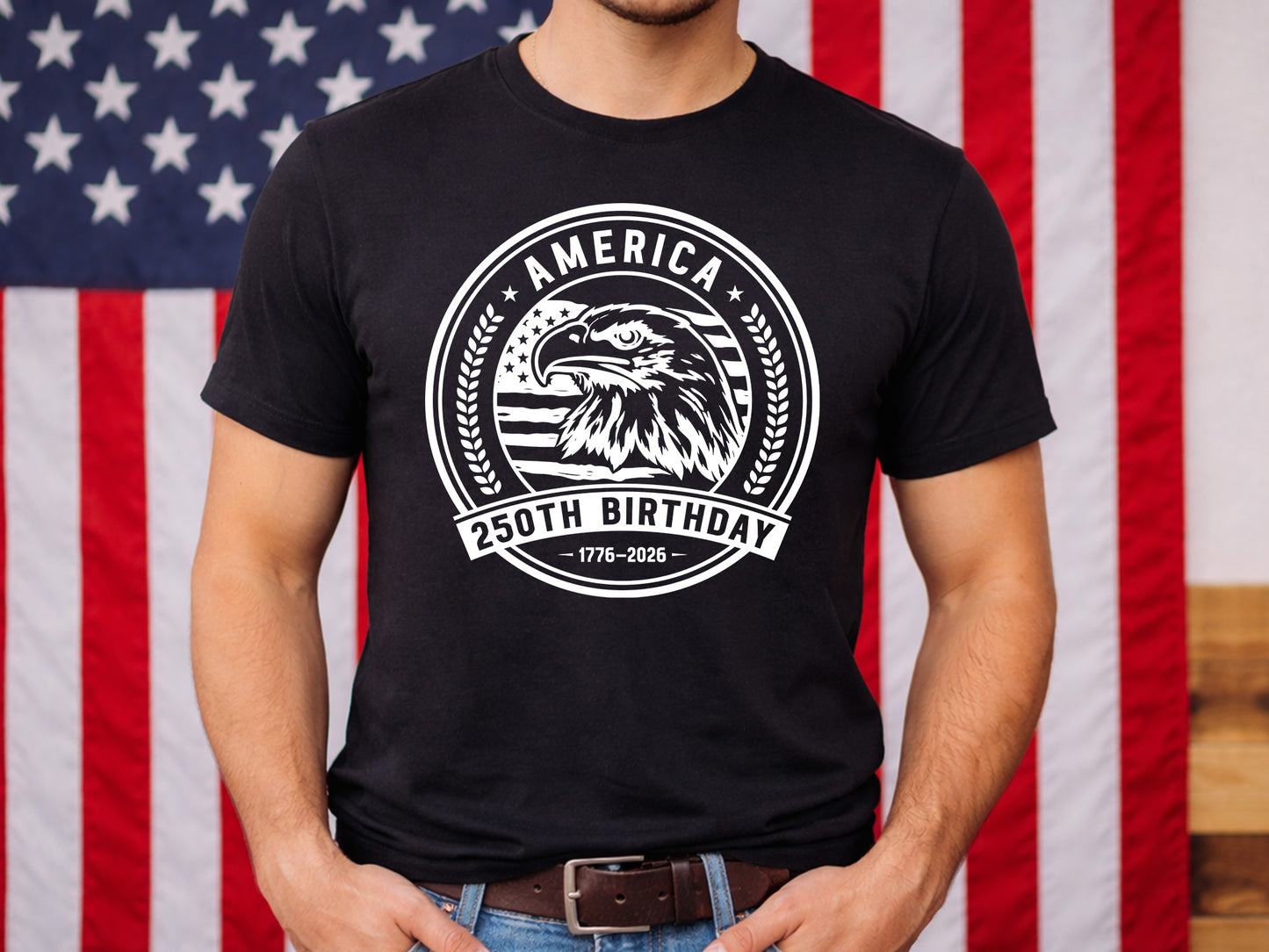 America 250th Birthday SVG Design