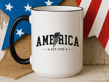 America Est 1776, 4th of July SVG Cut File