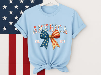 America Est 1776, Coquette 4th of July Sublimation