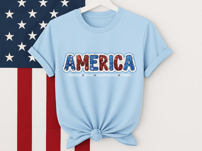 America Freedom Brave Independence Power, 4th of July PNG
