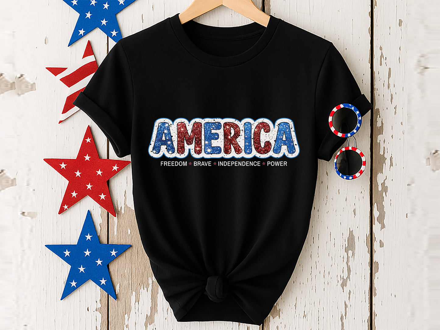 America Freedom Brave Independence Power, 4th of July PNG
