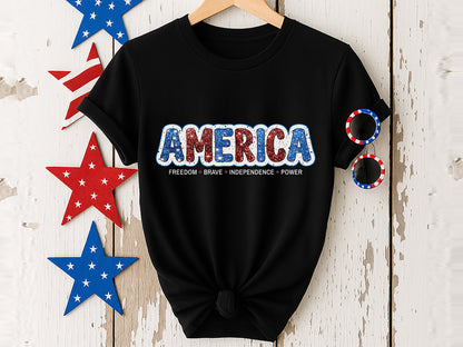 America Freedom Brave Independence Power, 4th of July PNG