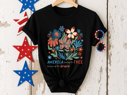 America Land of the Because of the Brave, PNG 4th of July