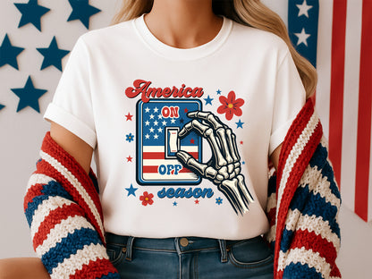 America On Off Season, Funny 4th of July Sublimation
