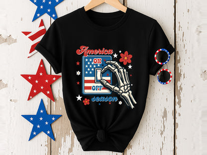 America On Off Season, Funny 4th of July Sublimation