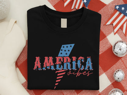 America Vibes, Cute 4th of July SVG