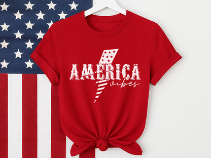America Vibes, Cute 4th of July SVG