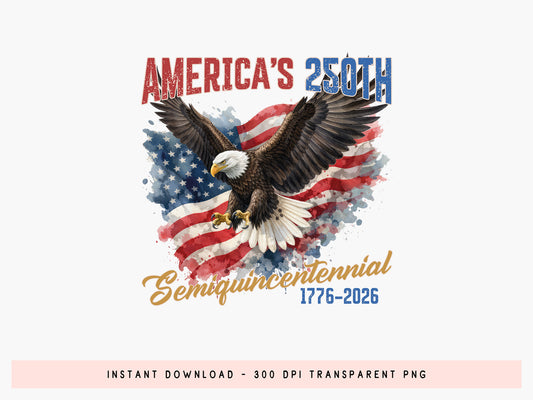 America's 250th Semiguincentennial PNG