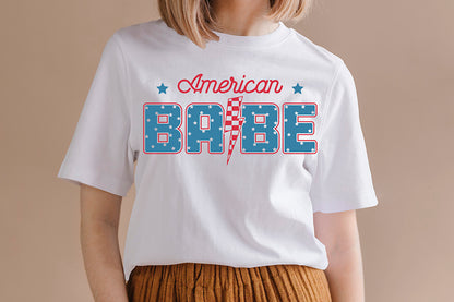 American Babe - Free 4th of July SVG